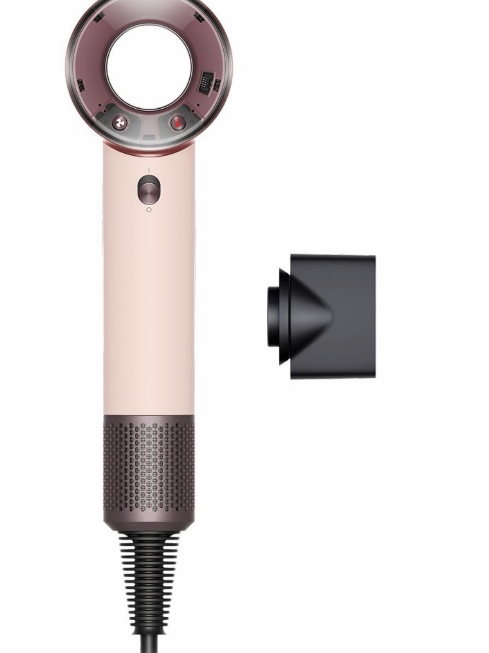 Dyson Supersonic Hair Dryer in Pink and Dark Gray
